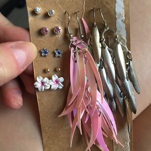 7 pairs of earrings bundle